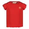 T-shirt rib Rood - Salsa Sunset