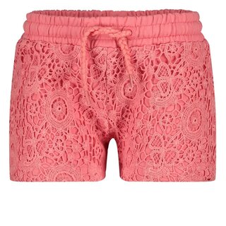 Jubel Short met crochetdetail Roze - Salsa Sunset