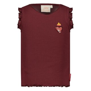 Jubel Singlet rib Bordeaux - Salsa Sunset