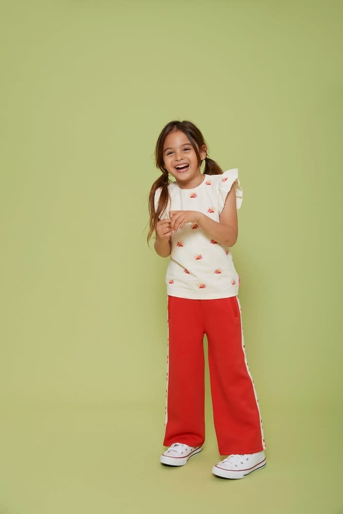 Jubel Sporty broek Rood - Salsa Sunset