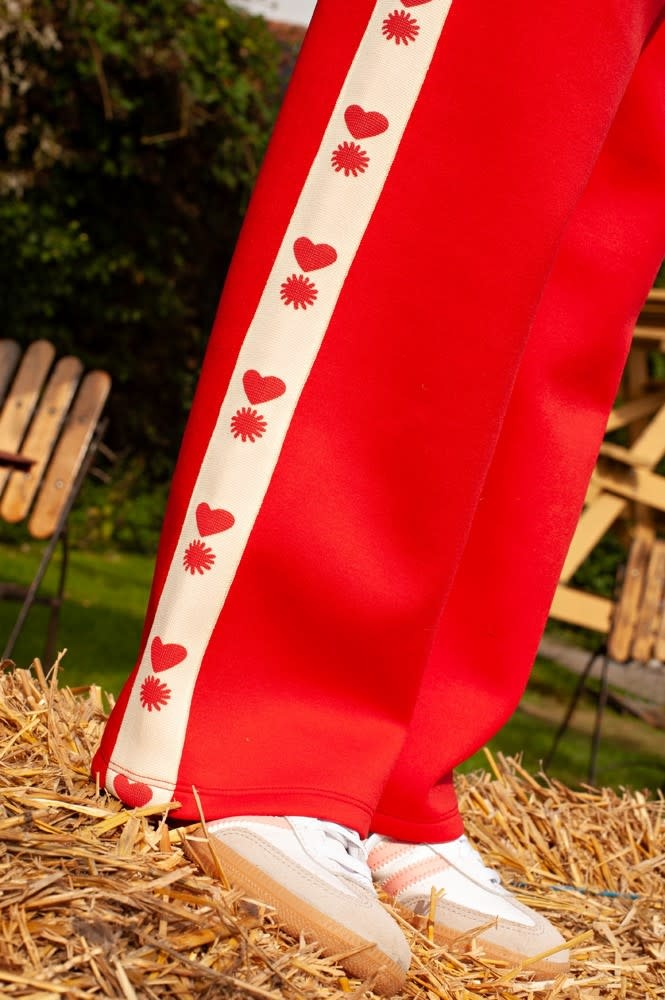 Jubel Sporty broek Rood - Salsa Sunset