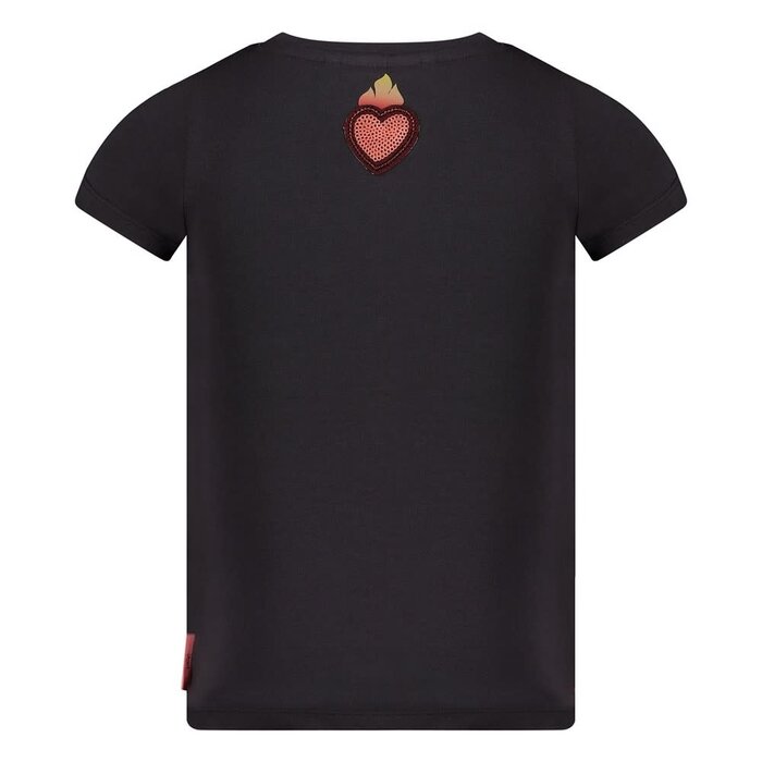 Jubel T-shirt Antraciet - Salsa Sunset