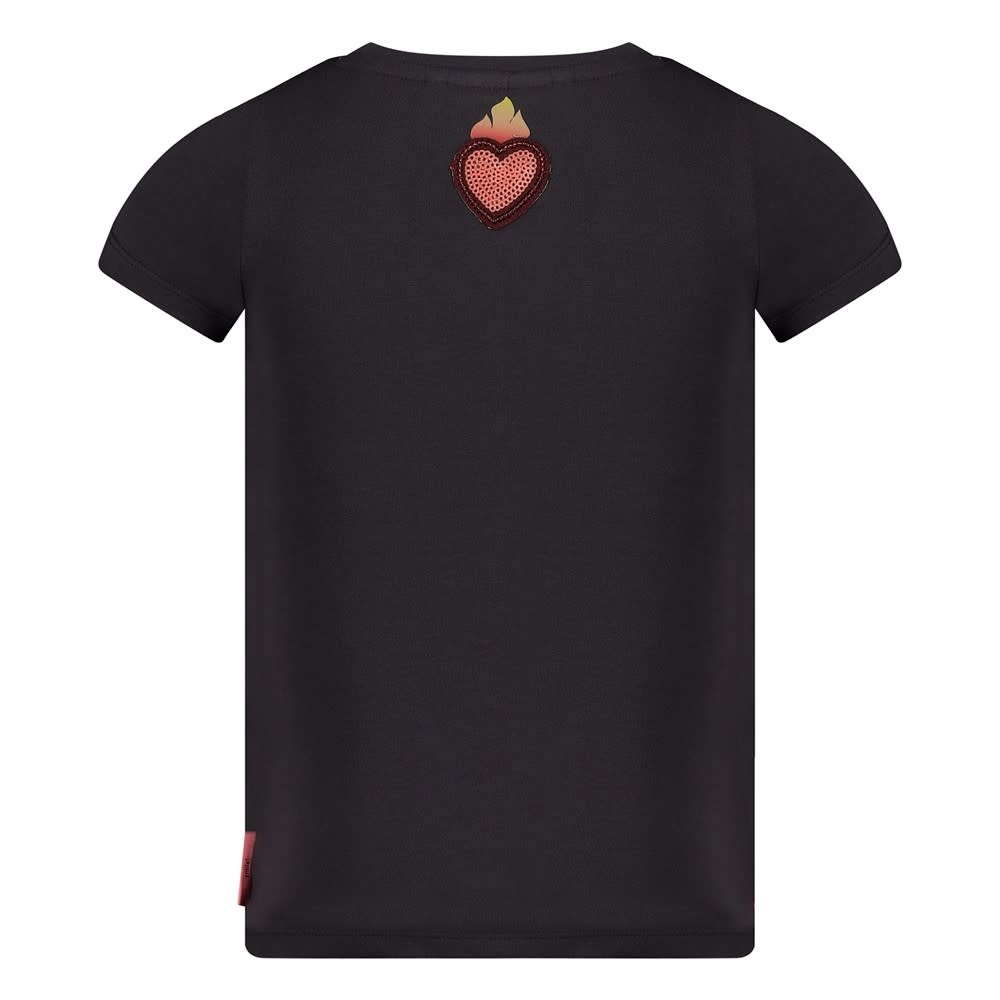 Jubel T-shirt Antraciet - Salsa Sunset