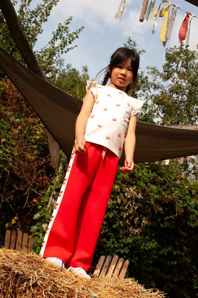 Jubel T-shirt AOP Offwhite - Salsa Sunset