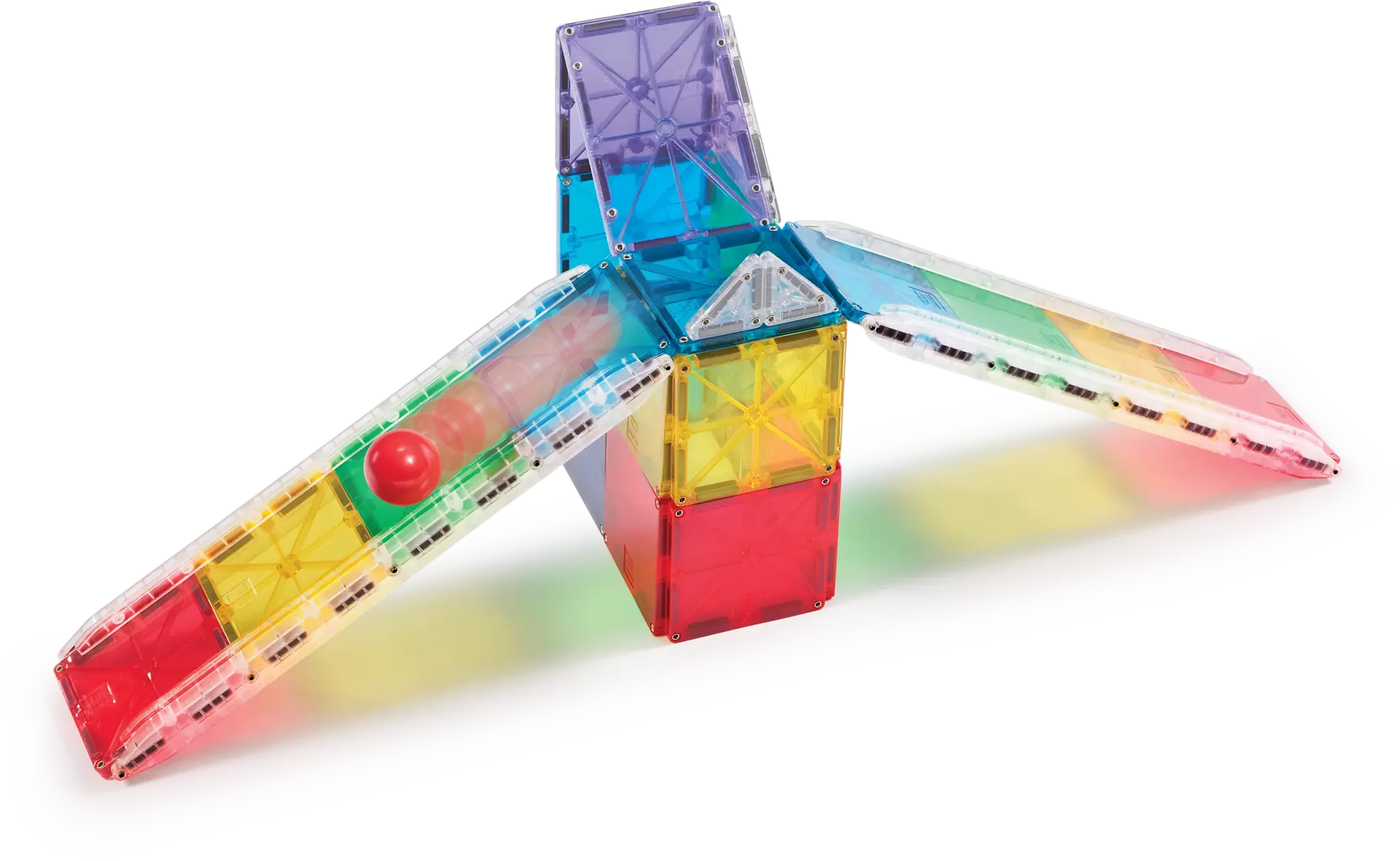 Magna-Tiles MAGNA-TILES - Rail Racers 33-Piece Set