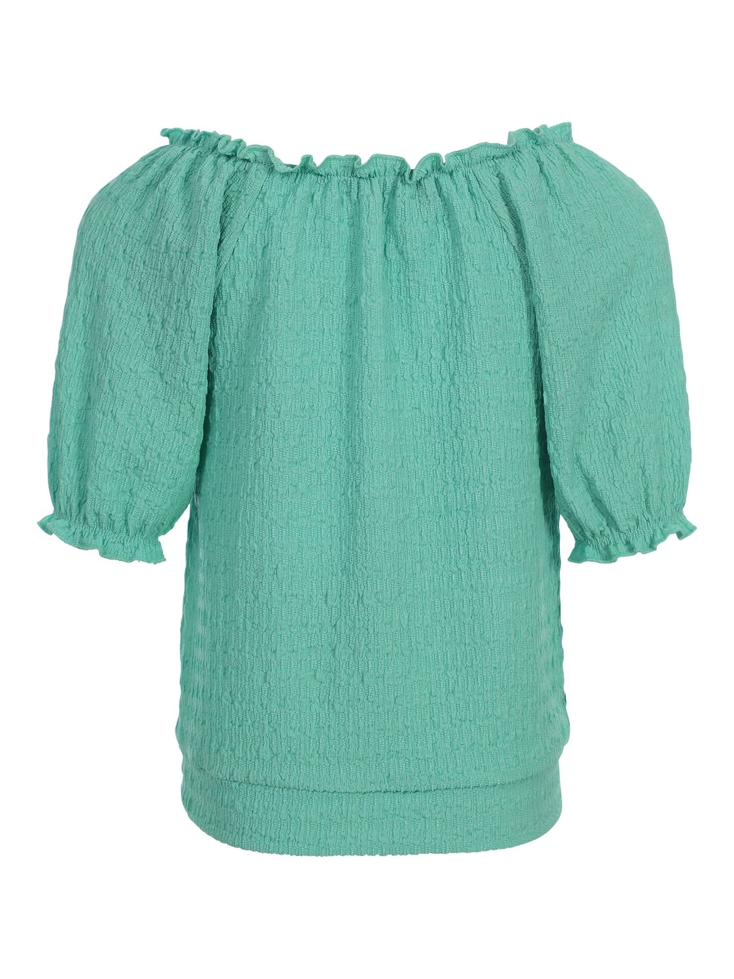 Looxs Little Crinckle Top SS bright green