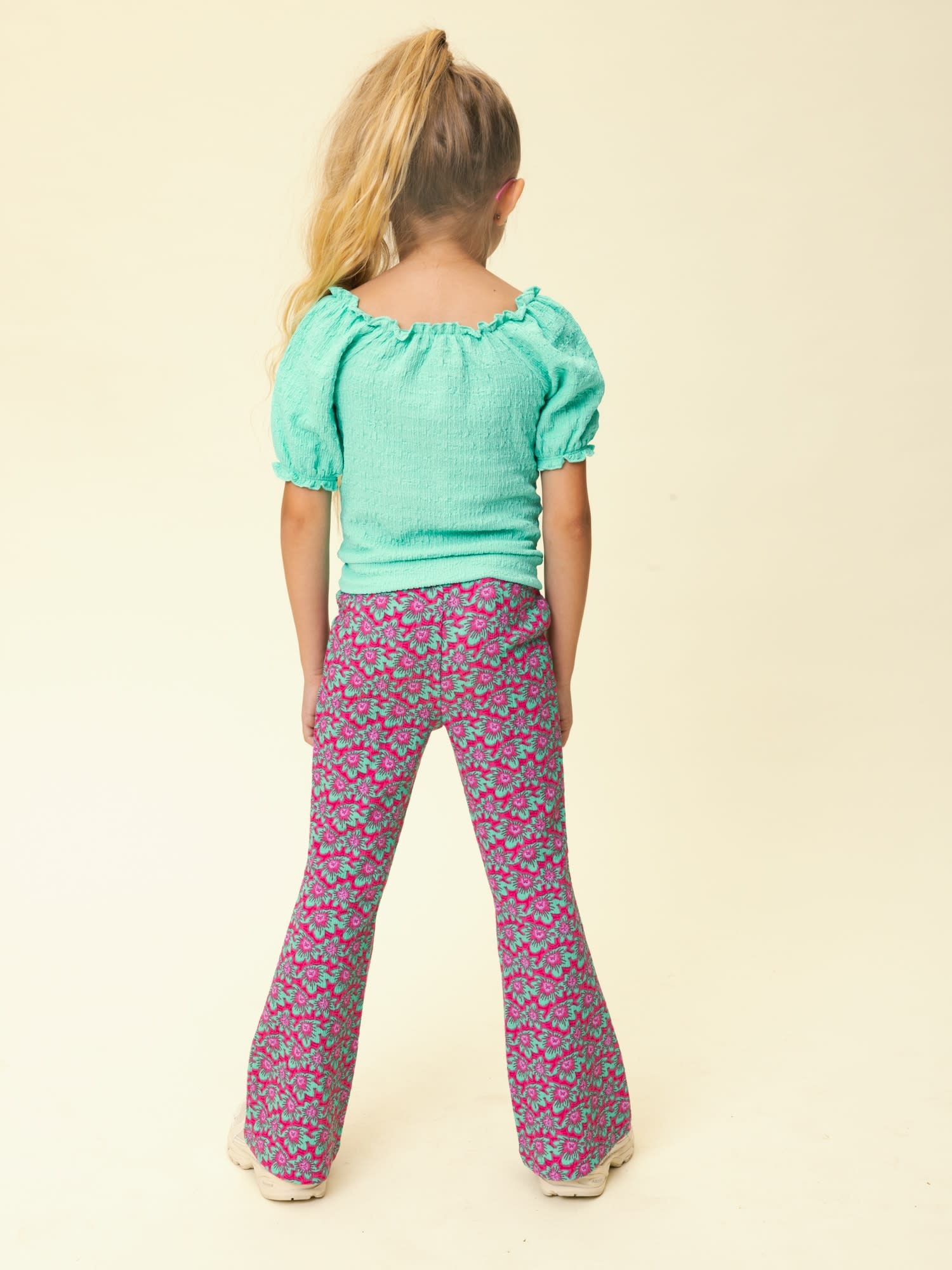 Looxs Little Crinckle Top SS bright green
