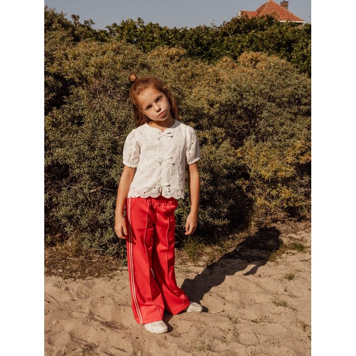 Looxs Little woven top  SS Soft white