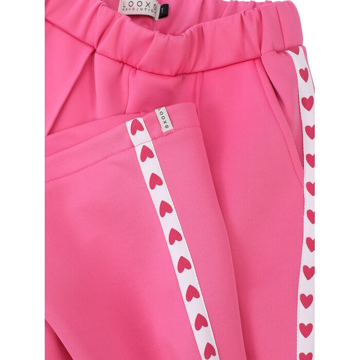 Looxs Little Sporty Sweat wideleg Pants Bubblegum