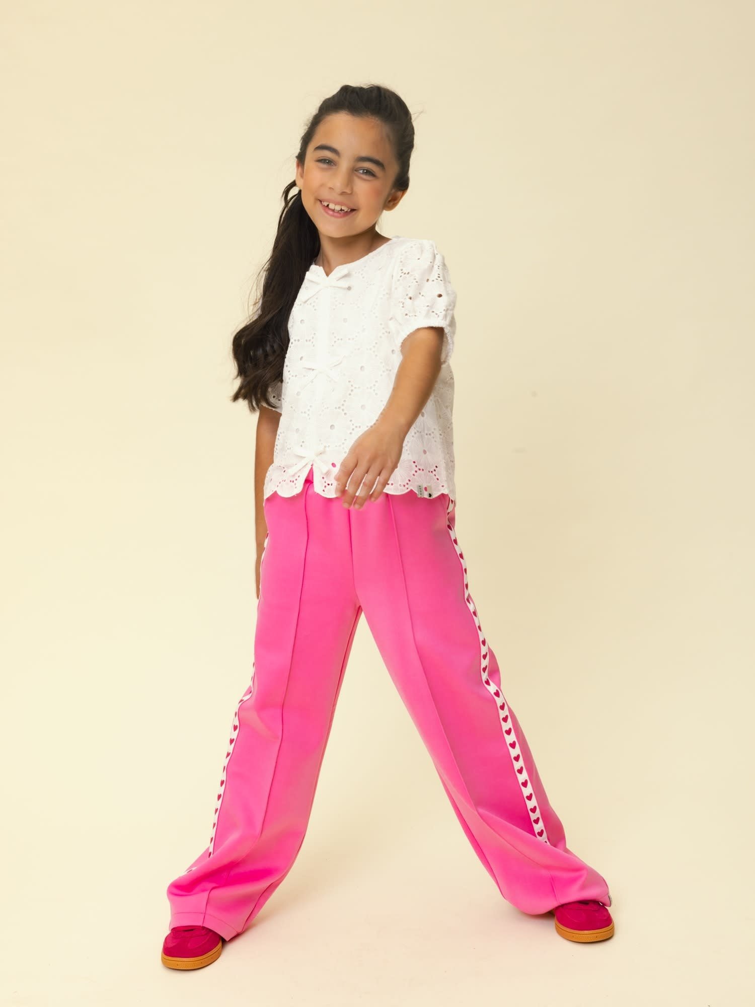 Looxs Little woven top  SS Soft white