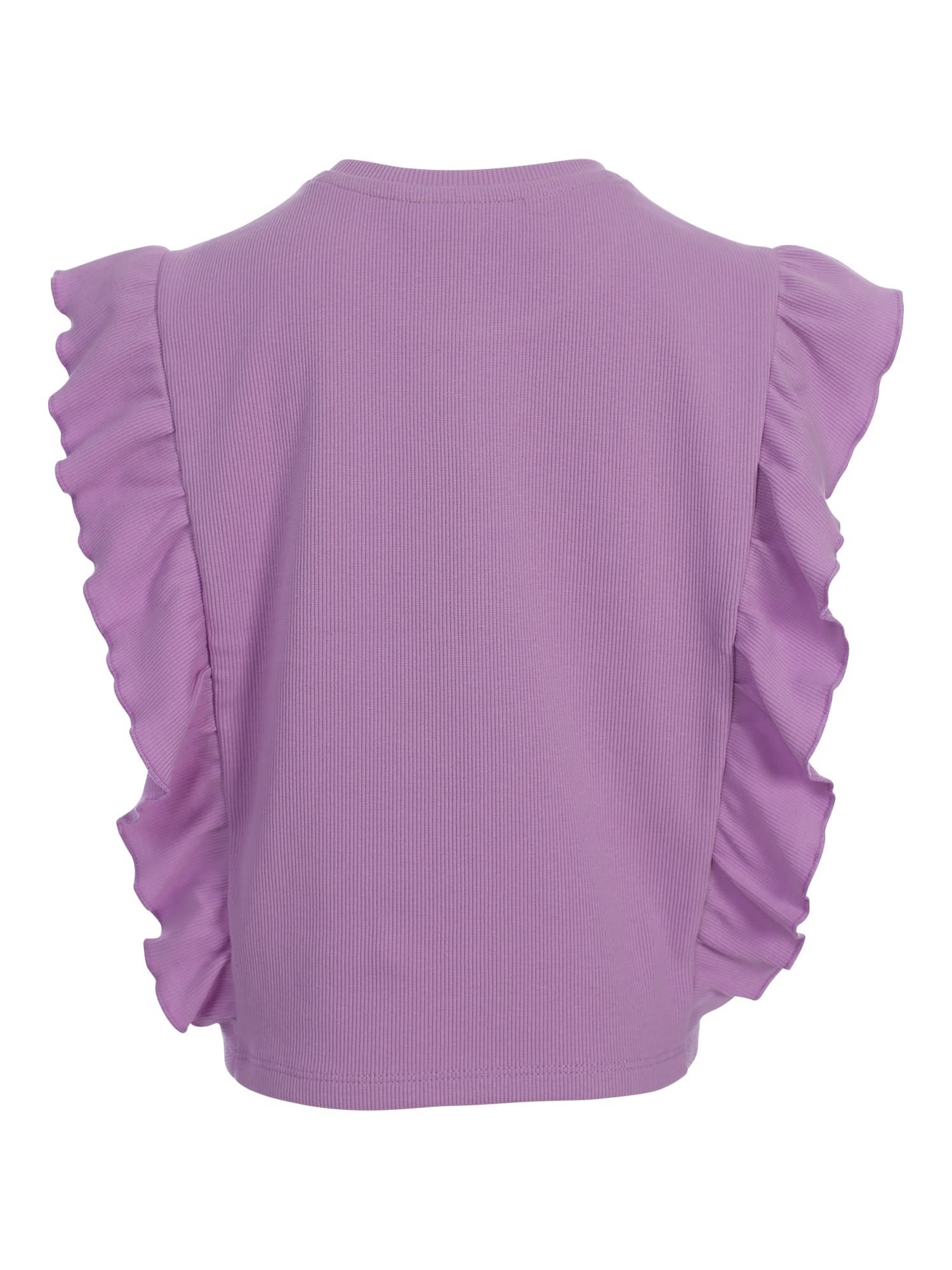 Looxs Little Rib Top SS Purple rain