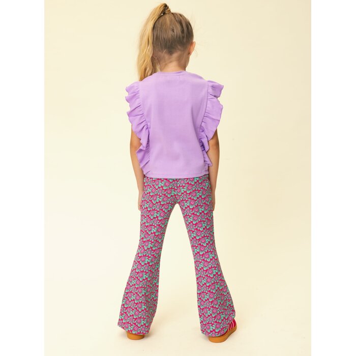 Looxs Little Rib Top SS Purple rain