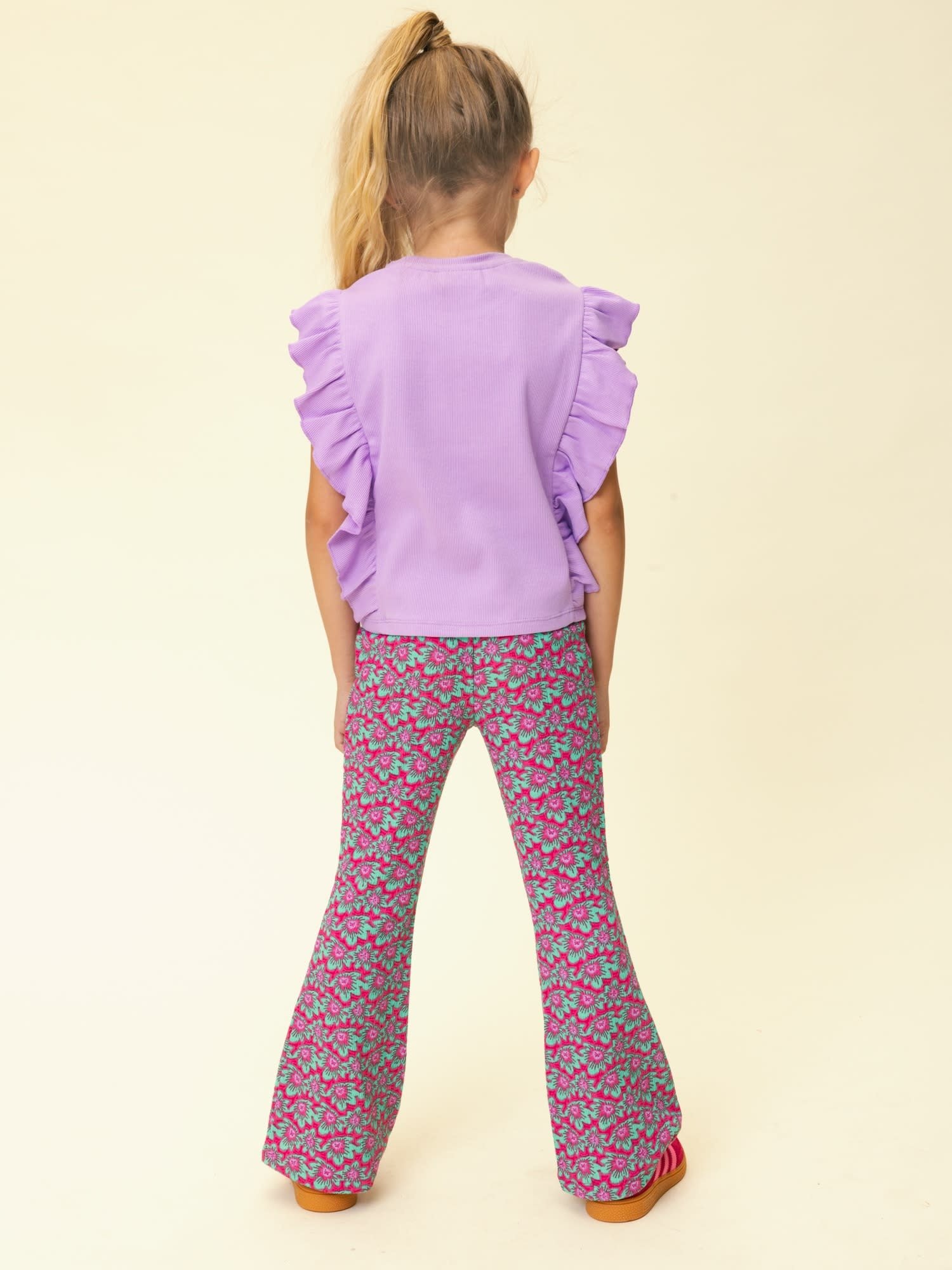 Looxs Little Rib Top SS Purple rain