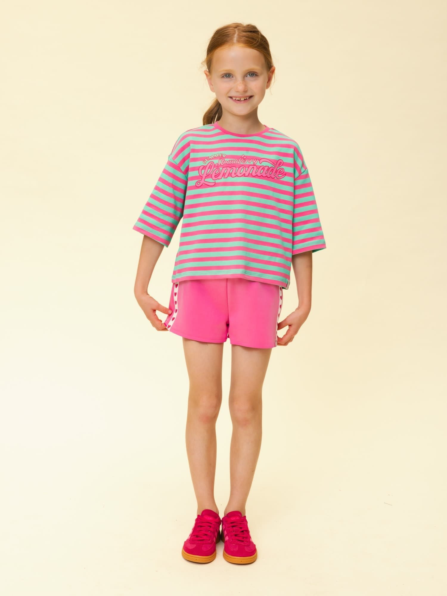 Looxs Little T-Shirt SS PINK SUMMER STRIPE