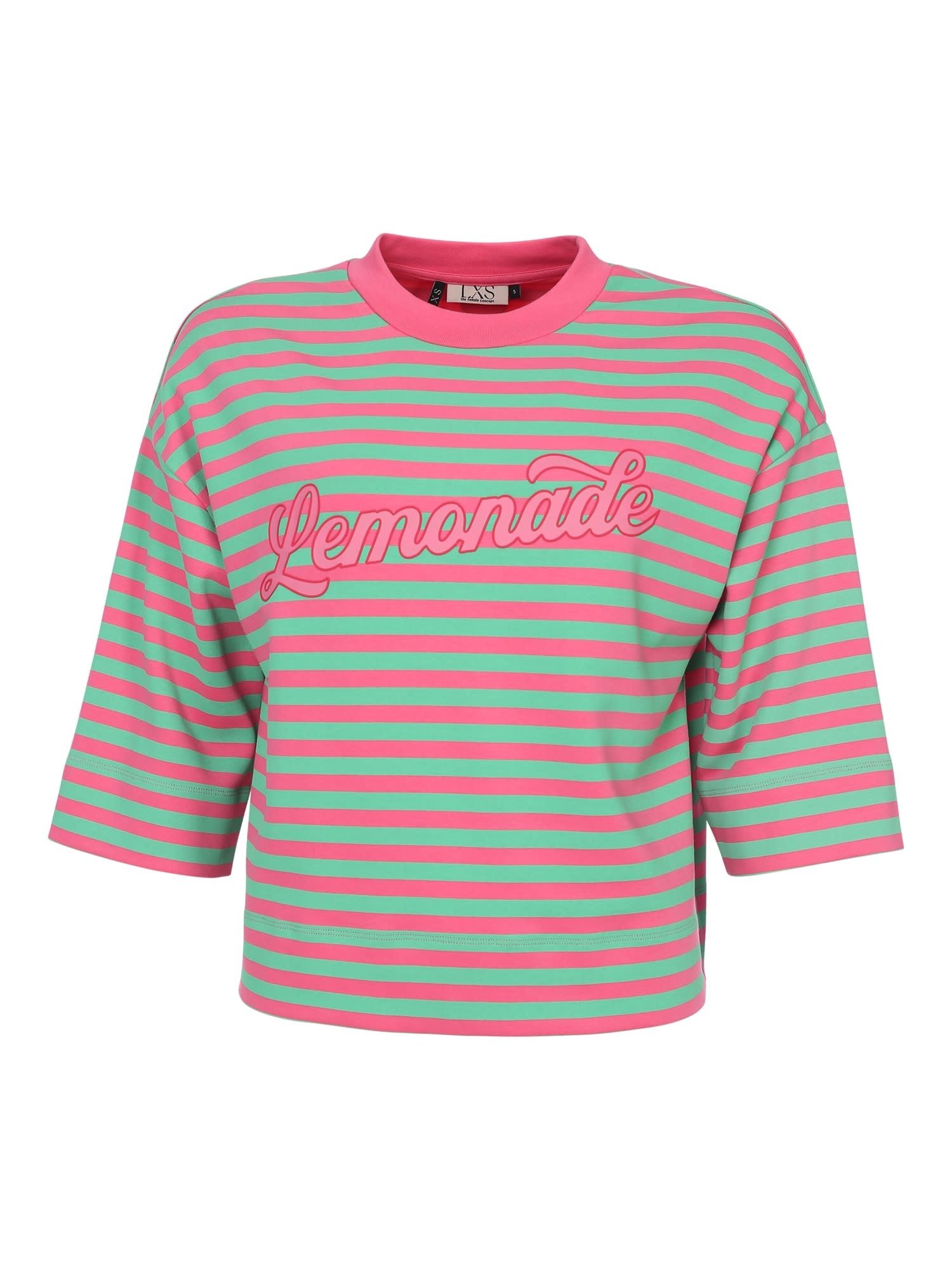 Looxs Little T-Shirt SS PINK SUMMER STRIPE