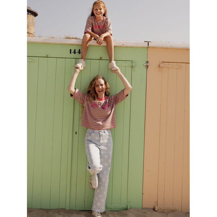 Looxs Little T-Shirt SS PINK SUMMER STRIPE