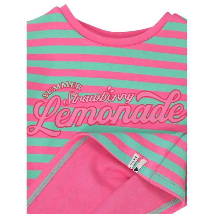 Looxs Little T-Shirt SS PINK SUMMER STRIPE