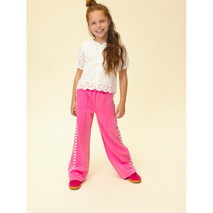 Looxs Little Sporty Sweat wideleg Pants Bubblegum