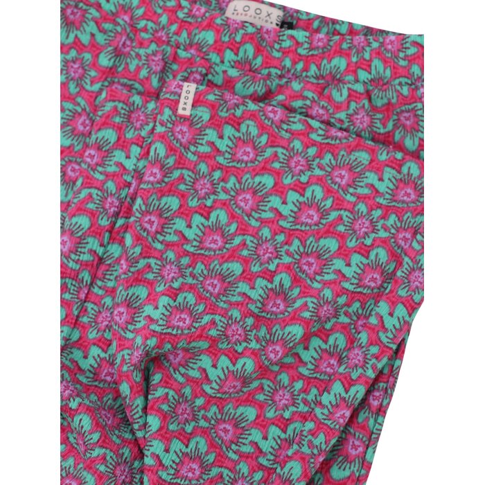 Looxs Little Crinckle Flair Pants cheeta