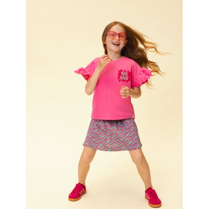 Looxs Little Crinckle Skirt cheeta