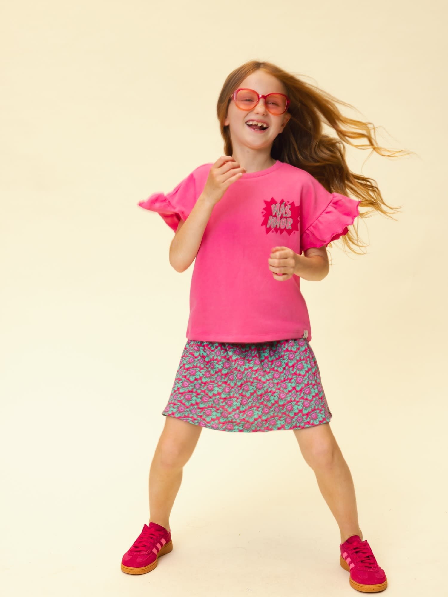 Looxs Little Crinckle Skirt cheeta