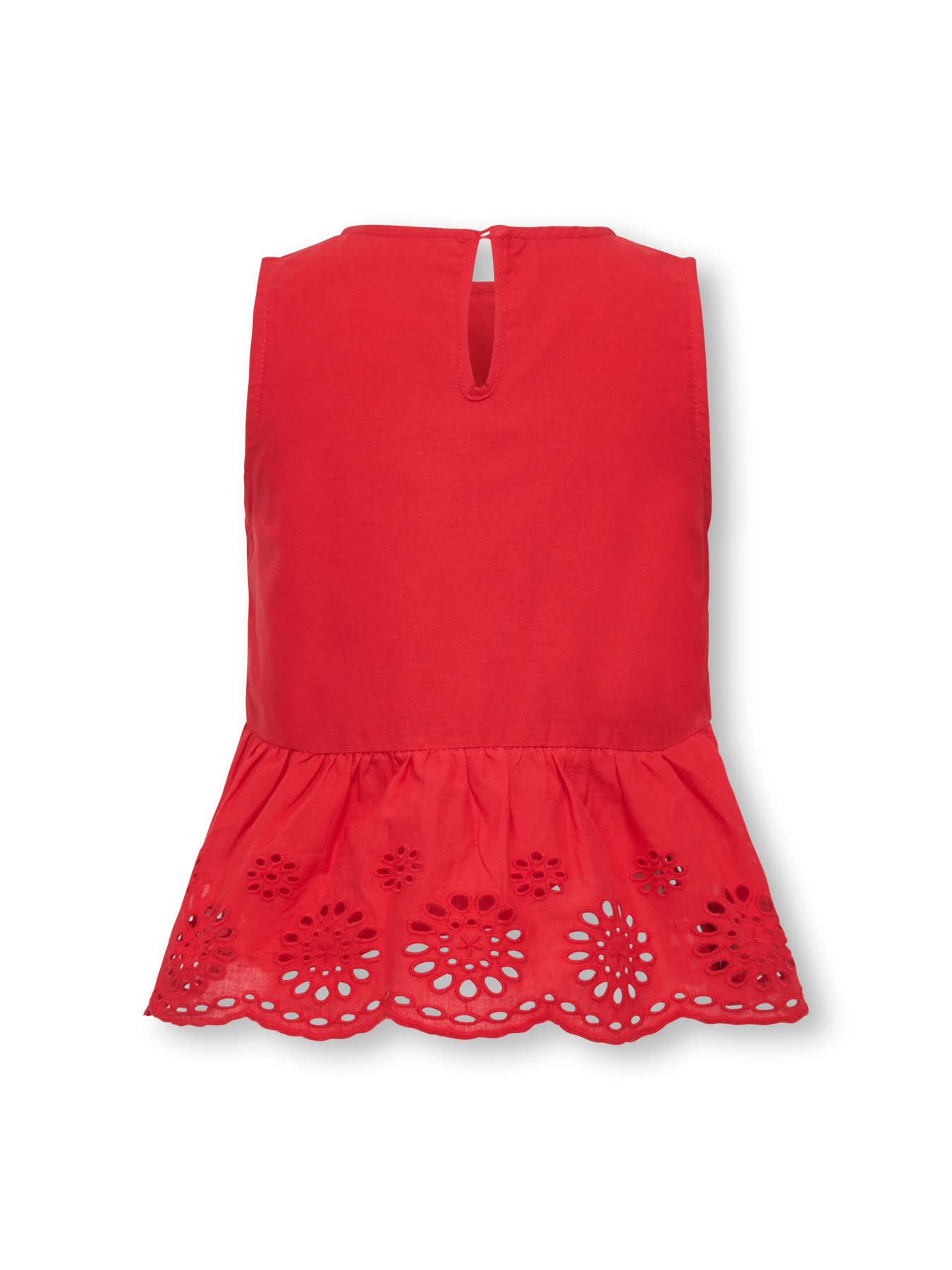 Kids Only KMGBONDI LIFE SL EMBROIDERY TOP WVN Red