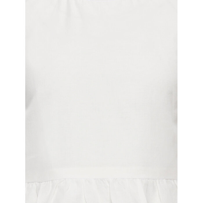 Kids Only KMGBONDI LIFE SL EMBROIDERY TOP WVN White