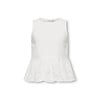 KMGBONDI LIFE SL EMBROIDERY TOP WVN White