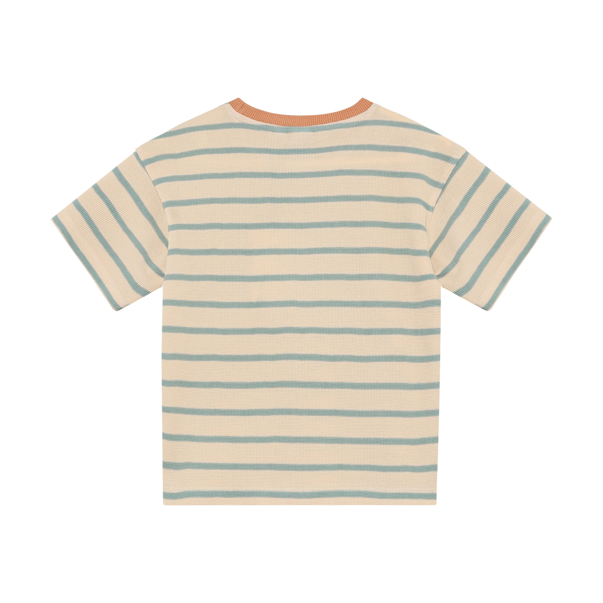 Daily7 Oversized T-shirt Stripe Sandshell