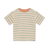 Oversized T-shirt Stripe Sandshell