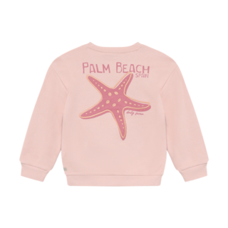 Daily7 Sweater Backprint Silver Pink