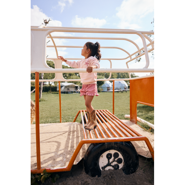 Daily7 Sweater Backprint Silver Pink