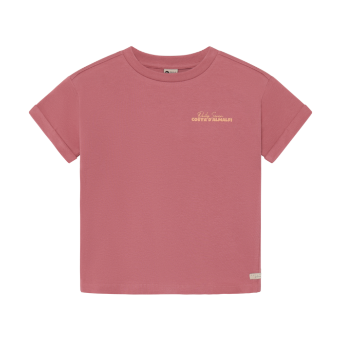 Daily7 T-shirt Backprint Heather Rose