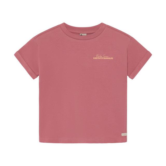 Daily7 T-shirt Backprint Heather Rose