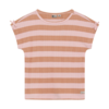 T-shirt Fancy Stripe Silver Pink