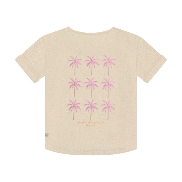 Daily7 T-shirt Backprint Sandshell