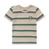 Tee SS stripe Irish Cream