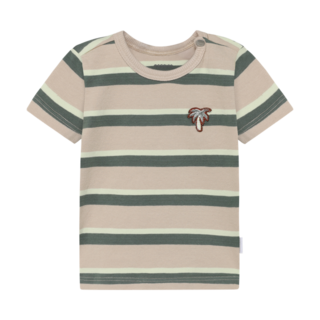 Noppies Tee SS stripe Irish Cream