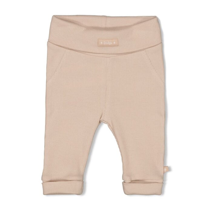 Feetje Broek rib Zand - Honey Bear