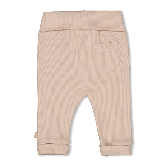 Feetje Broek rib Zand - Honey Bear
