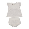 Top + bloomer broderie Wit - Summer Woven