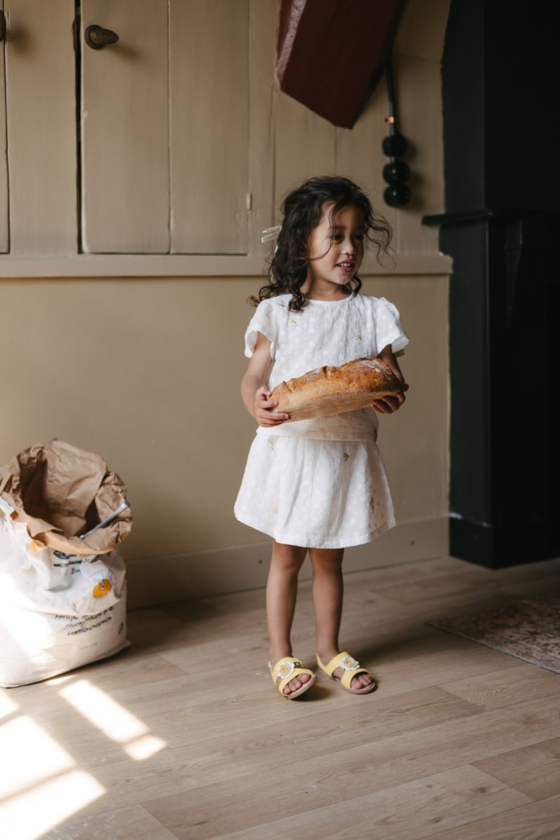 Levv Skirt LS263BRIANA White Pearl