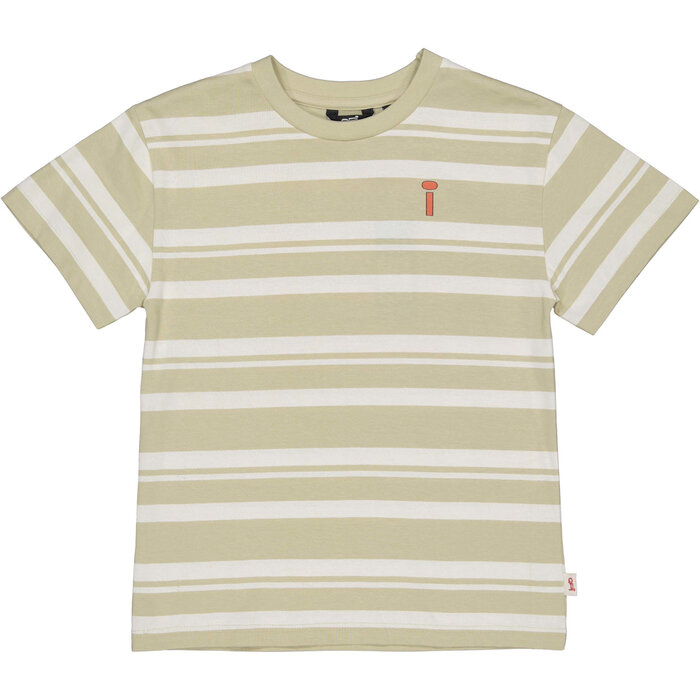 QPI Shirt QS263DAWSON AOP Off White Stripe