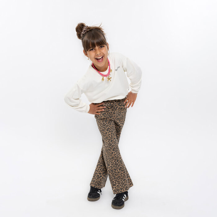 No Way Monday Jeans, wide leg Beige