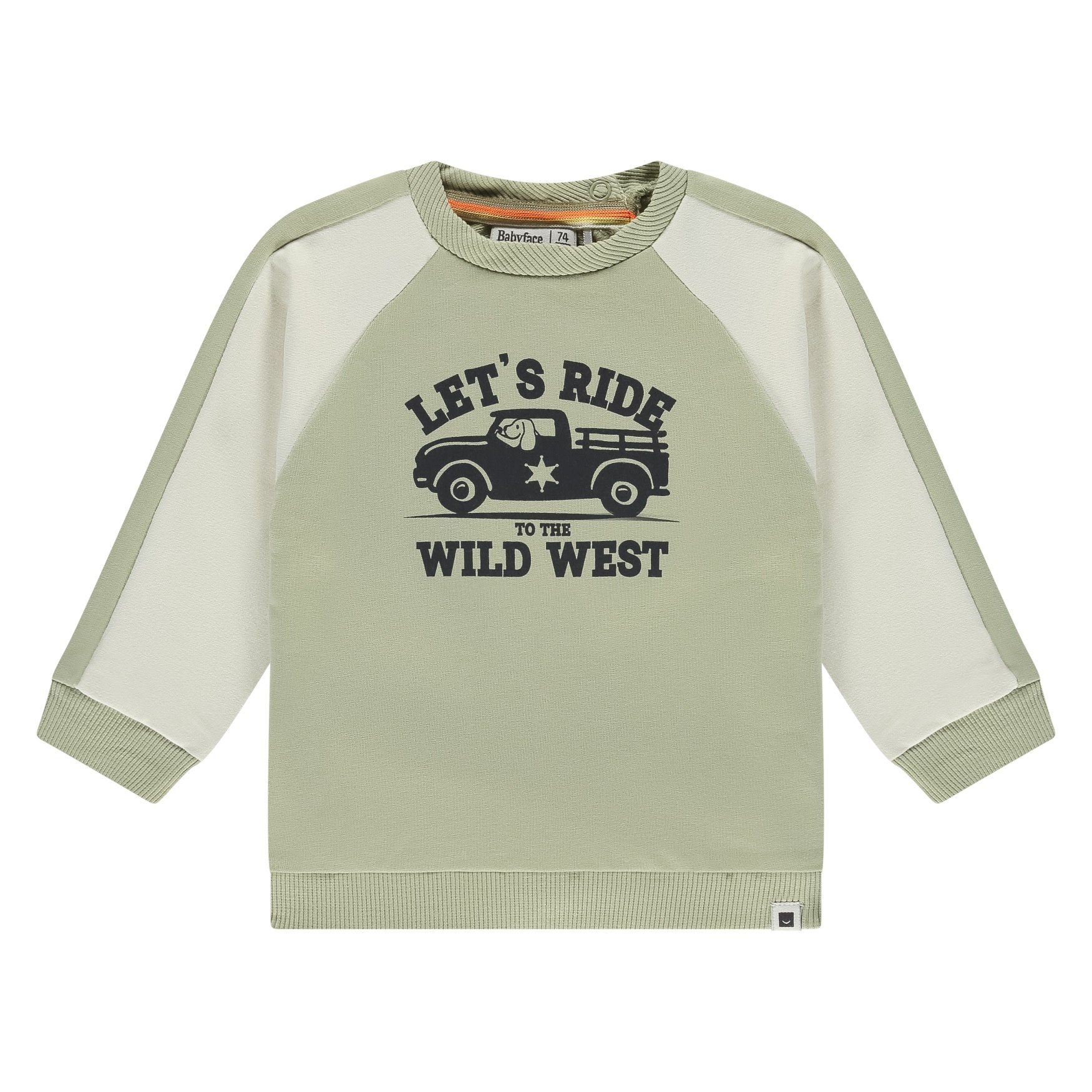 Babyface baby boys sweatshirt Sage