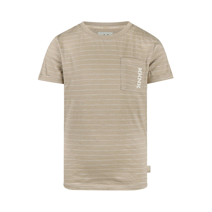 Koko Noko T-shirt long back Sand