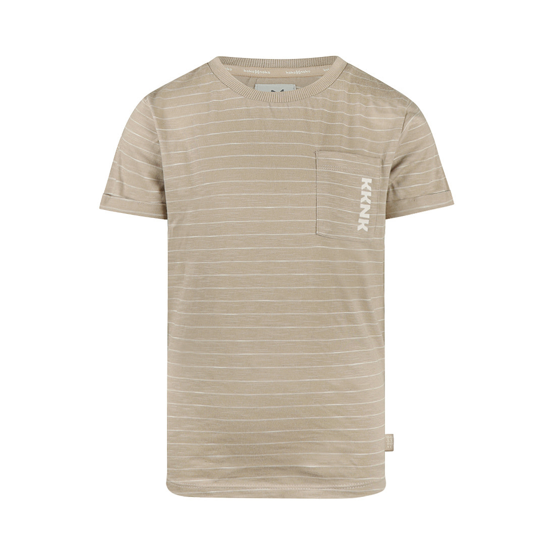 Koko Noko T-shirt long back Sand