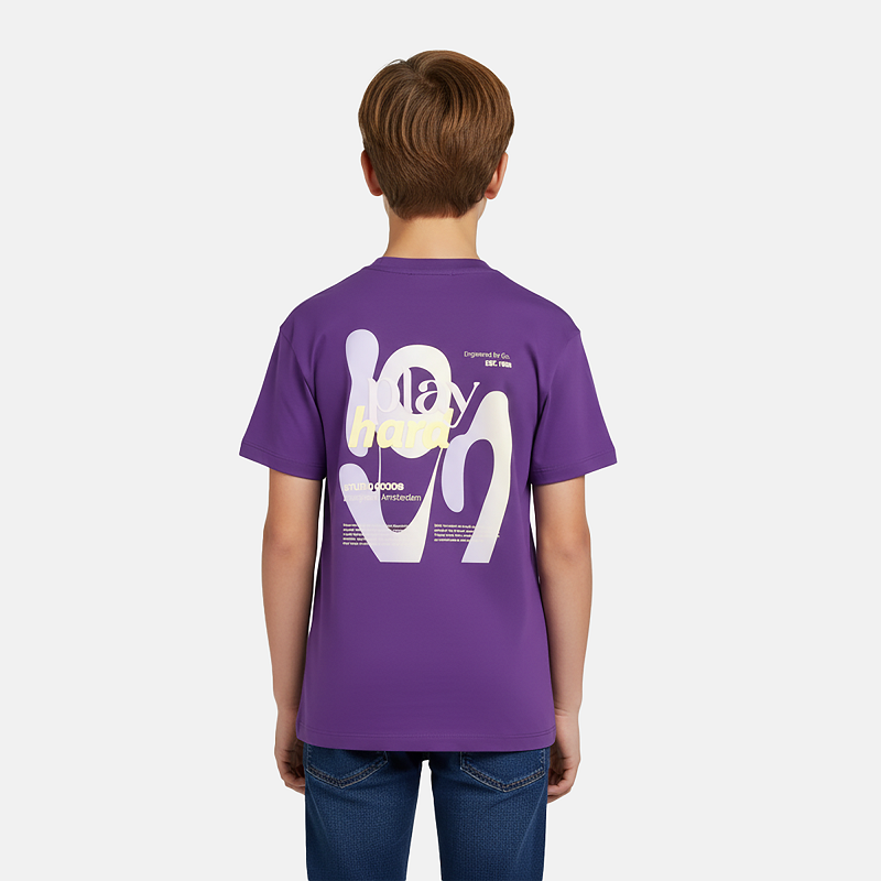 Cars Jeans Kids PLUYO TS Backprint Purple