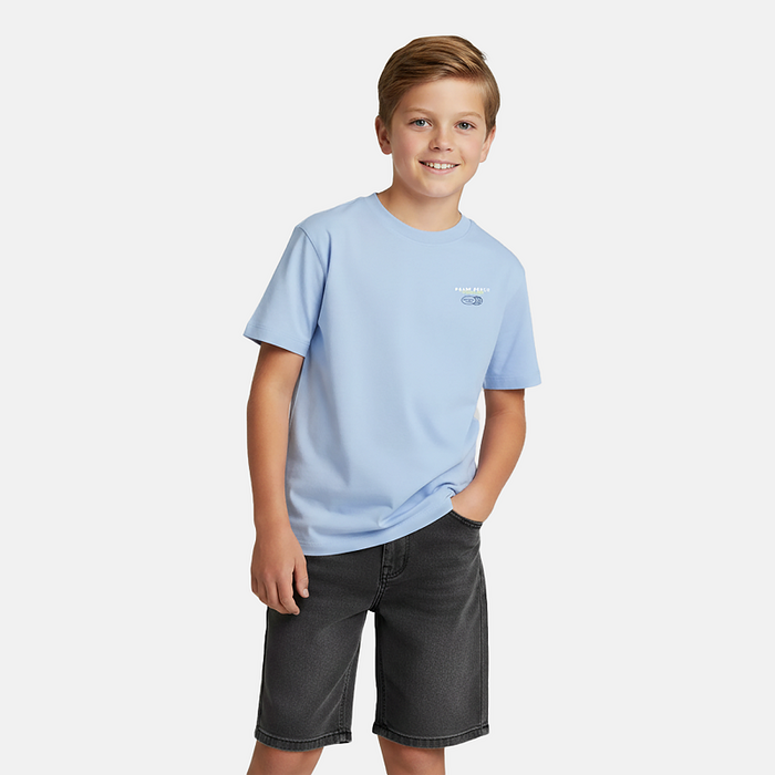 Cars Jeans Kids PLUYO TS Backprint Grey Blue