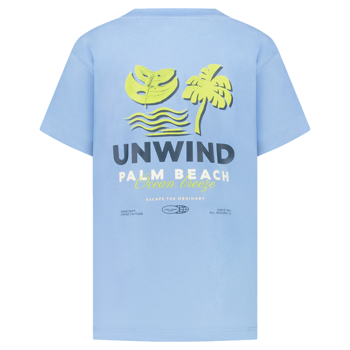 Cars Jeans Kids PLUYO TS Backprint Grey Blue